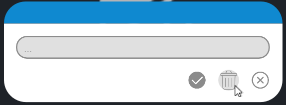 Text input popup; WizzDev